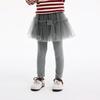 Girl's Mesh Butterfly Embroidered Skirt Leggings