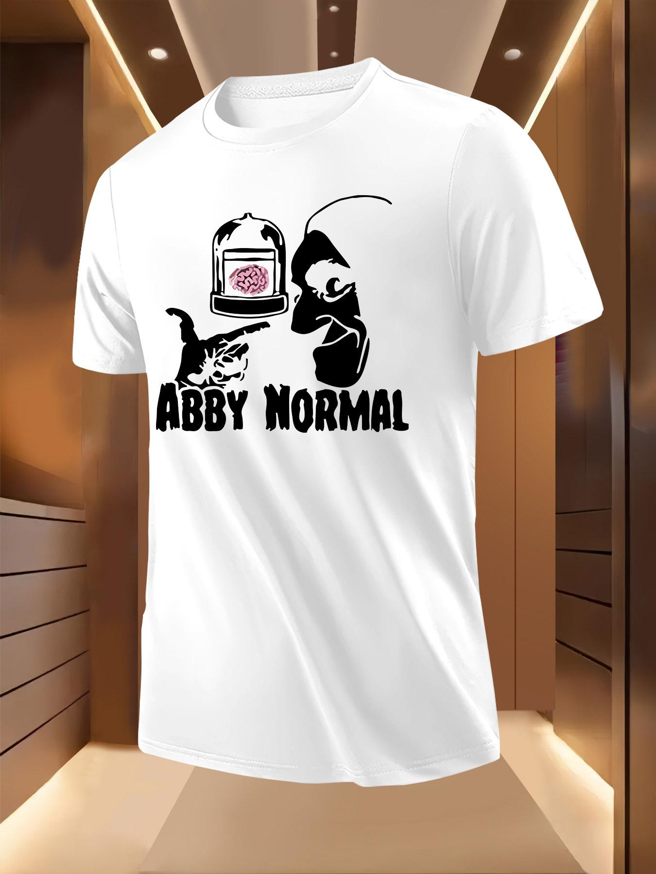 Abby Normal Graphic Print Tshirt - Lightweight Breathable... S