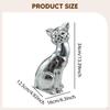 Statua di Gatto Come Regalo Decorativo per Amanti, Carina Statuetta da Tavolo in Resina per Tavolo, Balcone, O