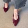 Sheepskin Version~ Hollow Flat Heel Pointed Hollow Small Single Shoes for Women's Spring and Summer New Shallow Mouth Beautiful High-end Single Shoes