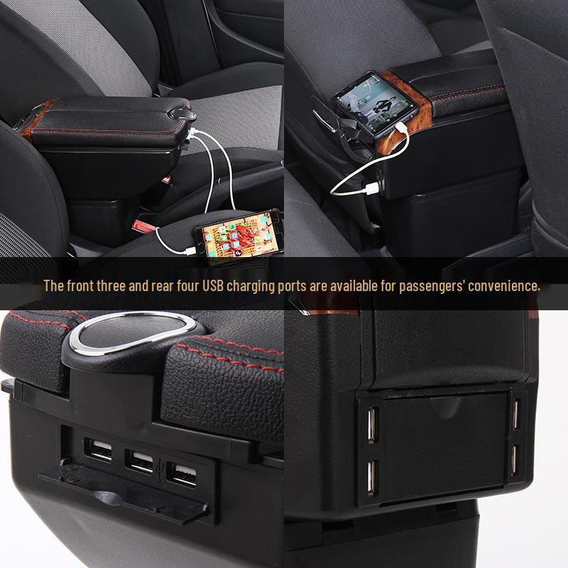 Chevrolet Aveo 24 Model Armrest Storage Box