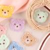 Embroidery Label Cute Bear Head Embroidery Sticker Diy Hand Account Accessories Accessories Patch Brooch Jewelry Hair Accessories Cloth Sticker