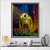 Disney Diamond Painting Mike Wazowski Disco Light Show 5D Diamond Painting Art Embroidery Cross Stitch Room Decoration