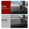 2x Black Wood Dashboard Side Air Vent Outlet Cover Trim for Chevy Colorado 2014+