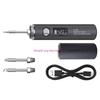  Miniature DC3.7V 8-10W USB Soldering Iron Tool USB Type C Operated  5Level Heat