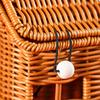 Multistyles Imitation Rattan Fruit Plate Retro Woven Handheld Creative Household Storage Baskets Storage Creative House