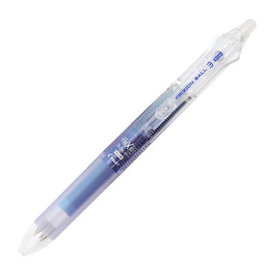 Pilot FriXion Ball 3 Slim Ballpoint Clear Body Color 0.38mm 3-Color Pen, (LKFBS60UF-)