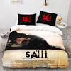 Chainsaw Fright Bedding Set Single Twin Full Queen King Size Halloween Bed Set Aldult Kid Bedroom Duvet cover Sets 3D Print 011