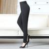 Thickened High-waisted Cotton Pants, Female Grandma Pants, Winter Outer Wear Leggings, Medium and Old Mother Warm and Slim Body Pants