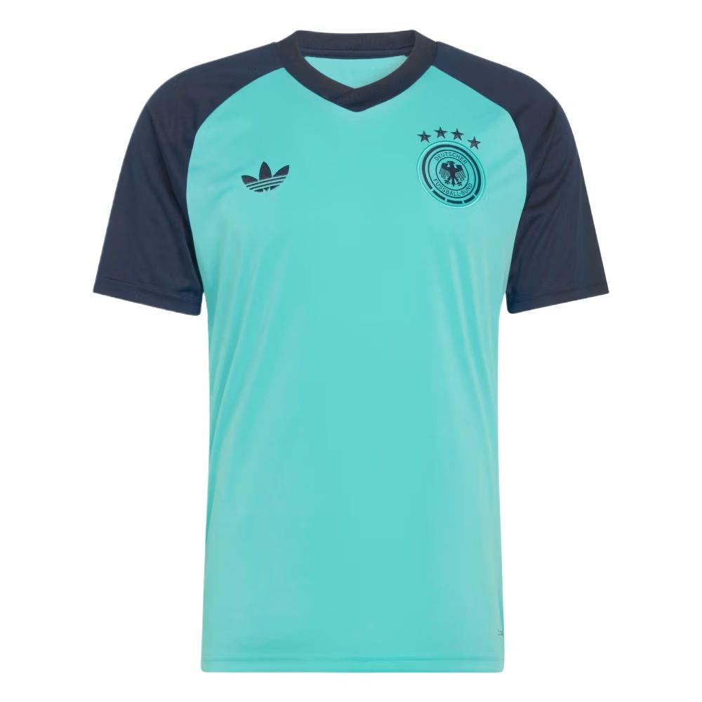 adidas Germany 26 Away Pre Match Jersey Asia Sizing  Flash Aqua  Men s JZ4578 XL