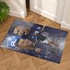 Star Player Kylian Mbappé Floor Mat Design for Dining Room Bedrooms Entryway Hallway Anti-slip Rug Anime Office Decor