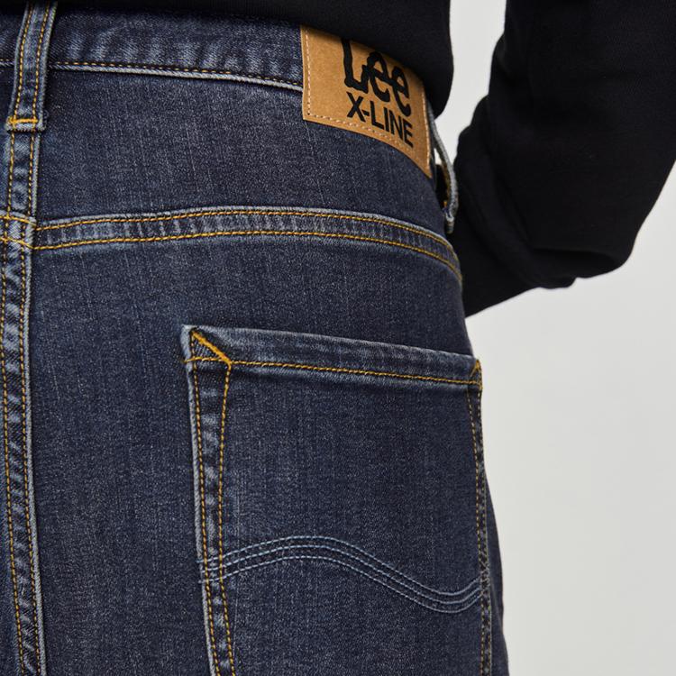 Lee Jeans Men's Dark Blue Thickened Straight Fit Pants LMB004051101292A06951