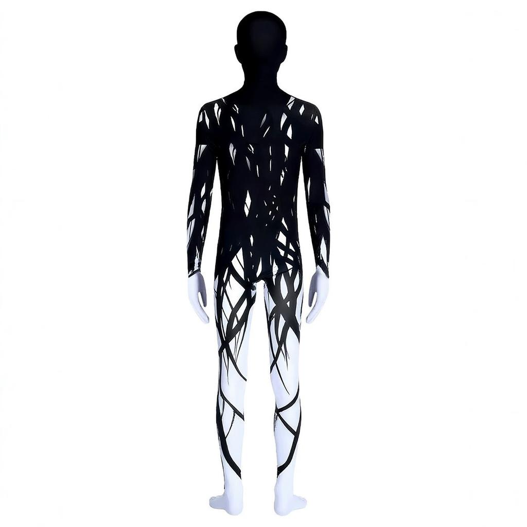 Halloween Zombie Series: Skull Zombie cos Red-eyed tree spirit costume for a masquerade ball, featuring a horror-themed performance outfit
