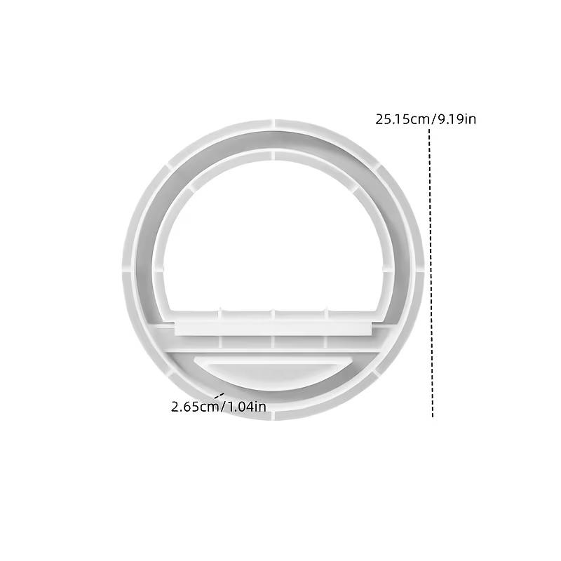 

Diy Round Jewelry Silicone Mold, Love To Insert Gypsum Casting Mold, Gypsum Resin Candlestick Process For Home Decoration