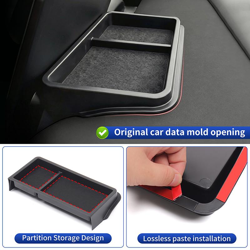 Per 2026 Toyota Hilux SR SR5 Schermo di Navigazione Organizer Vano Portaoggetti Posteriore Porta Oggetti Vari Accessori per Modifica Interni Auto