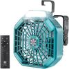 Newest Ceiling Fan with LED Light Fit For Makita 14.4V 18V Lithium Battery