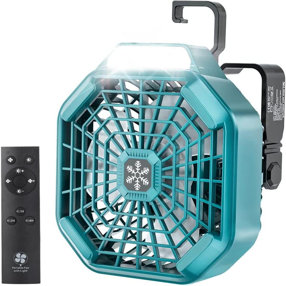 Newest Ceiling Fan with LED Light Fit For Makita 14.4V 18V Lithium Battery