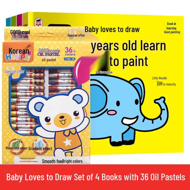 Kids' Coloring and Drawing Book Set: Doodle & Paint for Kindergarten