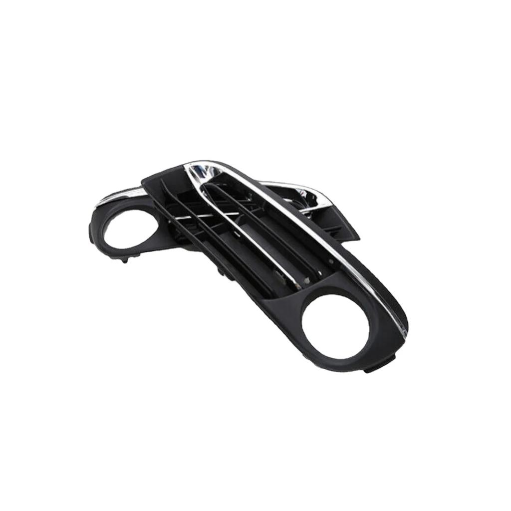 Pair Front Bumper Fog Light Chrome Grill Grille Trim Panel For BMW F10 F11 F18 525d 528i 535i 2014-2016 51117331737 51117417785