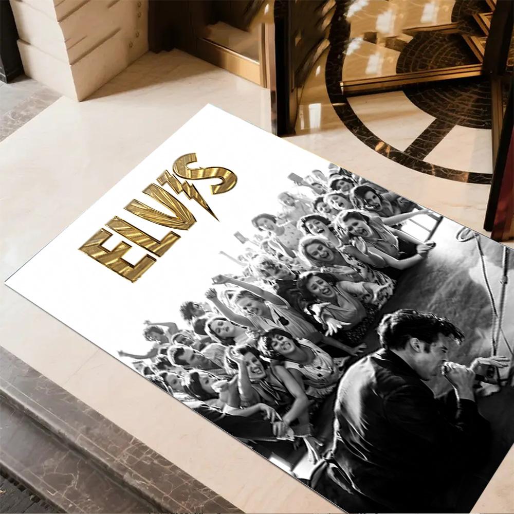 Elvis Presley Hawaii Concert Area Rug Design for Entryway Living Rooms Bedrooms Dormitory Anti-slip Rug Decorate Offices Wedding Party Gift