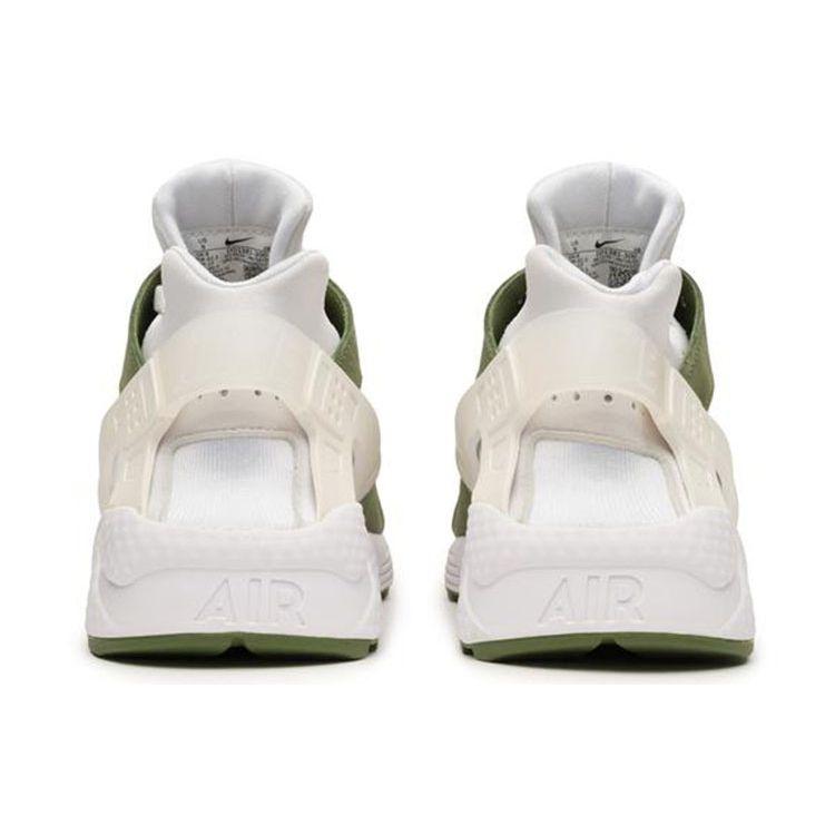 Stussy X Nike Air Huarache LE Dark Olive 2021 Unisex Sneakers Green White Varsity-Maize DD1381-300