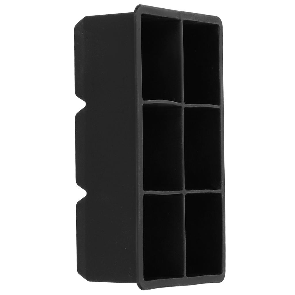 6 Grid Large Ice Cubes Maker Square Ice Cubes Tray Silicone Ice Mold Party Bar Accessories