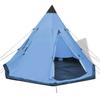 Vidaxl Conical 4-person Blue Camping Tent