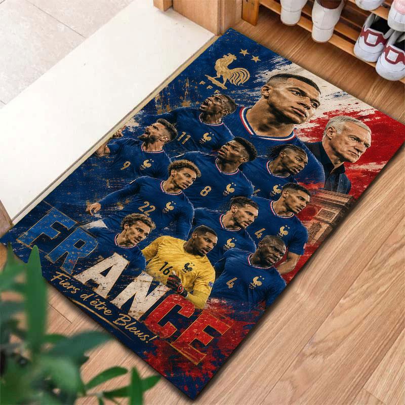 France National Football Team Carpet Rug for Living Room Bedroom Home Sofa Decoration,Kids play Non-slip Floor Mat