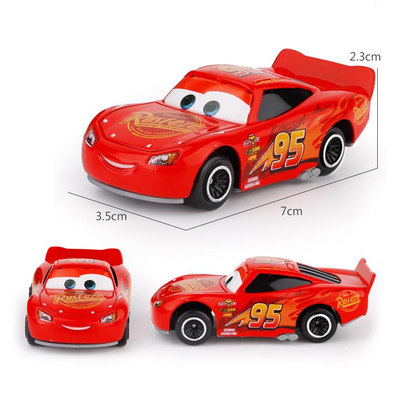 BIG SALE!!! Lightning McQueen Diecast Metal Alloy Cars Toys Cartoon Movie Vehicle Model Enligten Action Figure Toys For Children