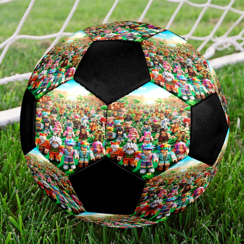 Roblox Theme Size 5 Soccer Ball, Suitable for Both Indoor and Outdoor Matches, a Gift Suitable for Everyone.