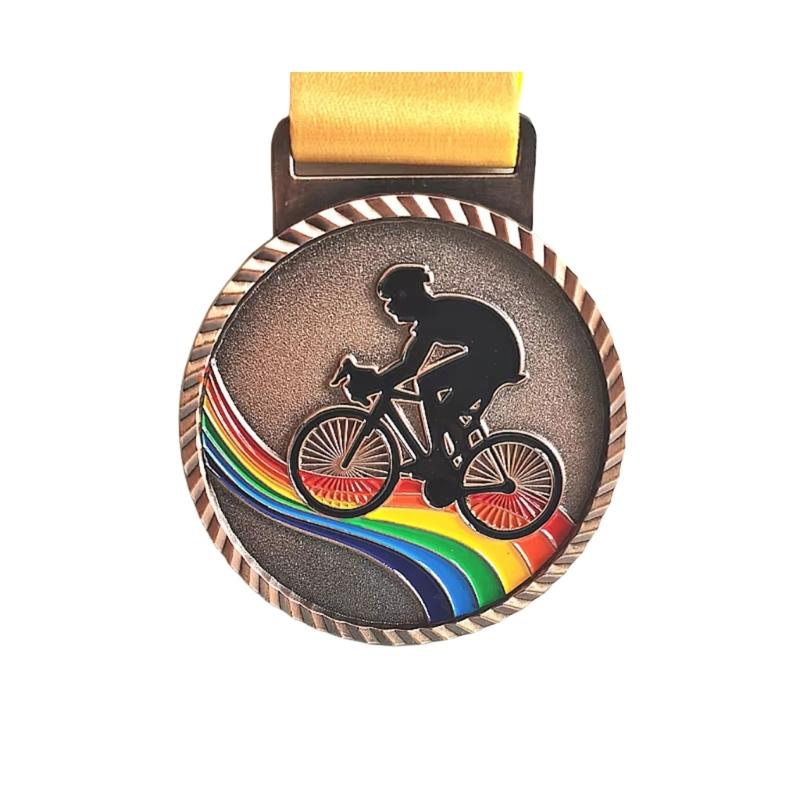Metal Gold Silver Bronze Award Medals with Ribbon, Winner Medals for Children Teens Event, Classrooms, Office and Sports