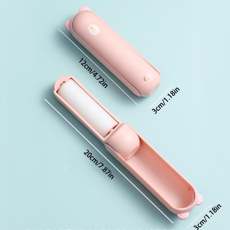 Wielorazowy Zmywalny Wałek Do Ubrań Usuwacz Sierści Zwierząt Domowych Usuwacz Kurzu Szczotka Włosy Klejący Składany Zbiornik na Kurz