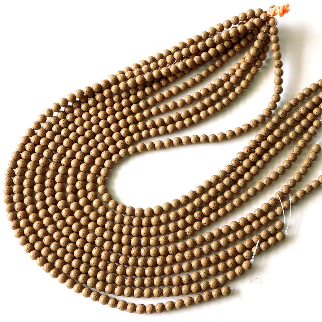 

[GOLD STONE] Beitou Stone Strand, 40cm, Orange, Taiwanese, Negative Ion Measured, Radium, Hokutolite, 6mm