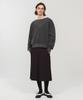 Moon Sun Unisex, Stripe Bermuda Slacks / Black