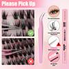 216 Clusters Single Cluster D Curve False Eyelashes Daily Activities 8-16Mmdiy Segmented Grafting Dense Hair