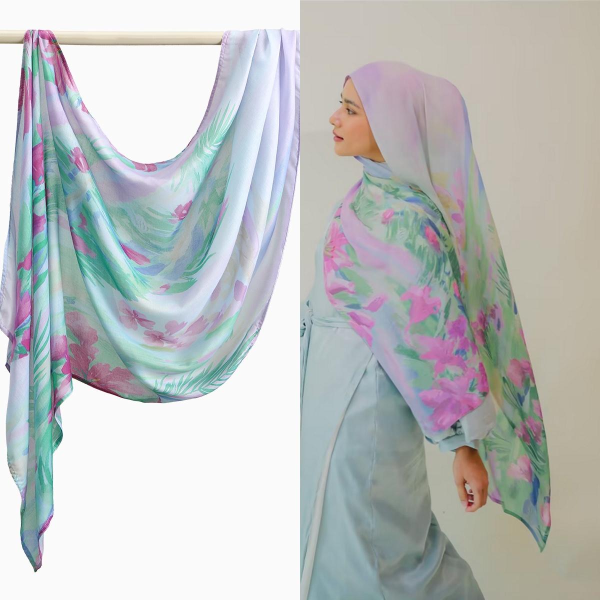

New Leopard Print Cotton Linen Hijab Scarf For Woman Muslim Hijabs Shawl Fashion Long Wraps Islam Turban Headscarf Ramadan