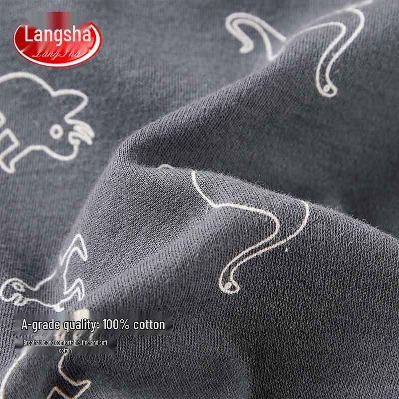 Langsha Boys' Cotton Long Underwear Set