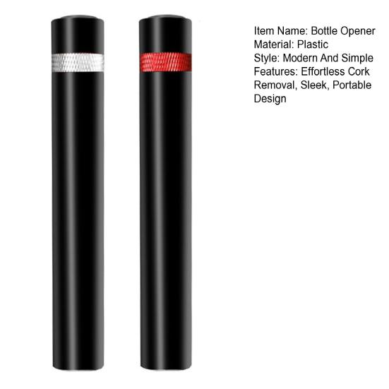 Otvírák na víno Tlakový vývrtka Snadný odstraňovač korku Přenosný otvírák na láhve na víno ve stylu rtěnky Dárek pro milovníky vína