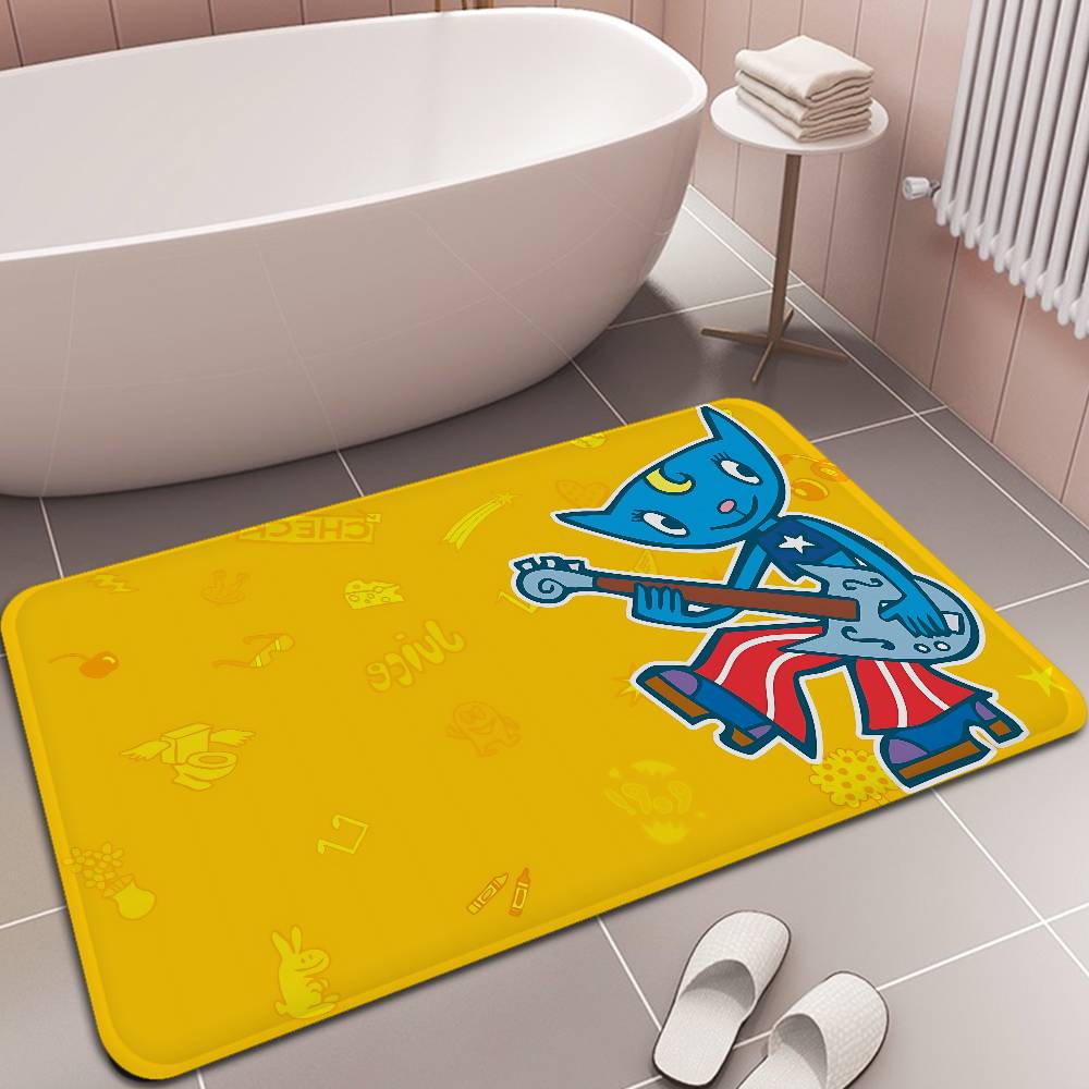 Rhythm Game PaRappa the Rapper Door Mat Nordic Style Bedroom Living Room Doormat Home Balcony Anti-Slip Alfombra