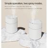 New USB Rechargeable Ultrasonic Diffuser Smart Car Humidifier Air Purifier Mini Portable Water Air Desktop Humidifier