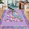 Dancing Ballerina In Pink Office Rug Chair Mat, Entryway Carpet, Suitable for Front Door, Bedroom, Living Room, Desk, Holiday Gift