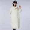 Womens Long Down Coat 90% White Duck Puffer Jacket Collared Winter Warm Loose Fit