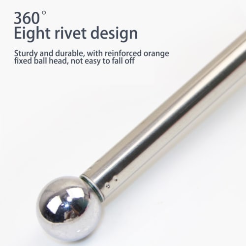 Yavoluy Telescopic Hammer, 100cm Long, for Tapping and Diagnostics, with Strap, for Detecting Subfloor, Concrete, and Tile.