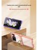 Samsung Z Flip4 Ultra-Thin Acrylic Case with Ring Holder and Screen Protection