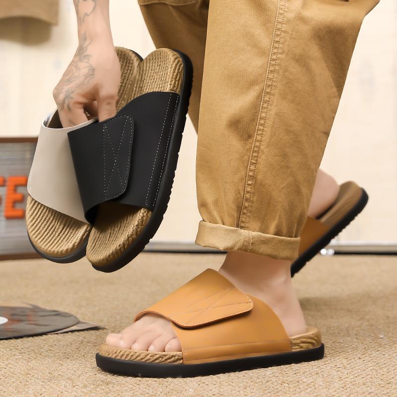 Slippers Men Summer Slip Resistant Wear-resistant Suitable Outdoor Sports Beach Leisure Sandals
