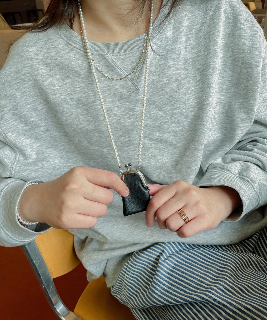 Ourthings Ring Purse Pearl Necklace