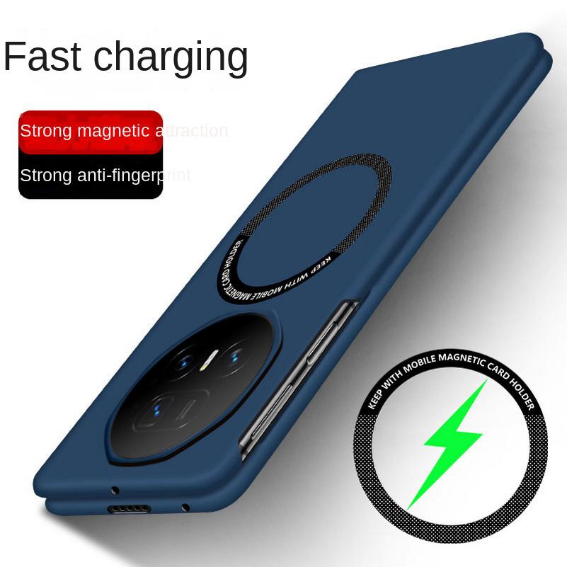 Ultra cienkie bezramkowe etui na telefon dla Honor Magic V5 V3 V2 honor magic Vs3 Vs2 Magnetyczna twarda osłona Magsafe