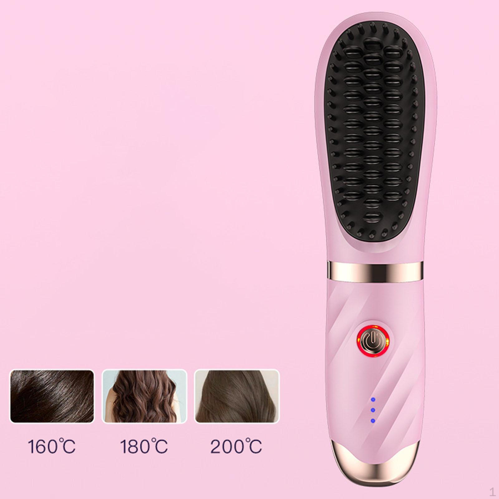 

Беспроводной выпрямитель для волос, расческа, перезаряжаемый, портативный, мини-выпрямитель для укладки волос