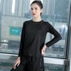 Women's Quick-Dry Long Sleeve Yoga Top - Fashionable, High-End Fit for Running & Fitness