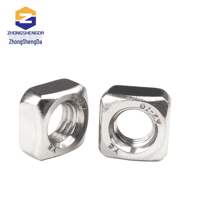 304 Stainless Steel Square Nut M3-M10 Four-Corner Cap